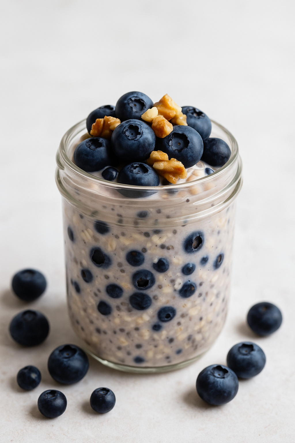 Creamy Blueberry Breakfast Oats