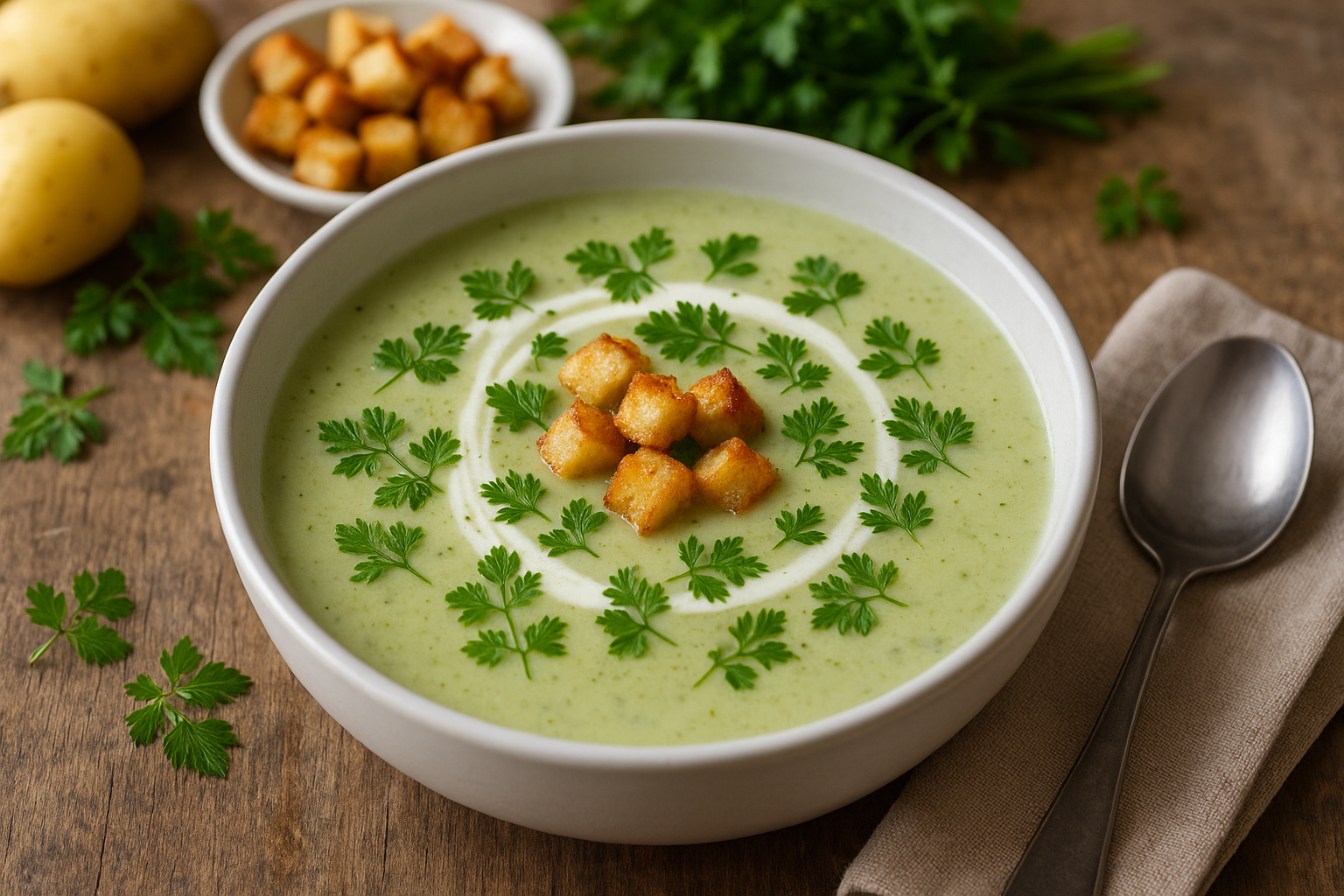 Creamy Chervil Soup