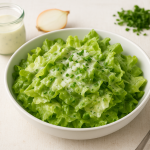 Green Lettuce with Sweet Dressing
