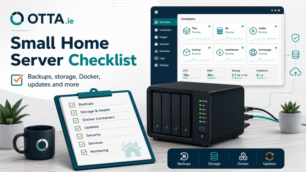 Small home server checklist design